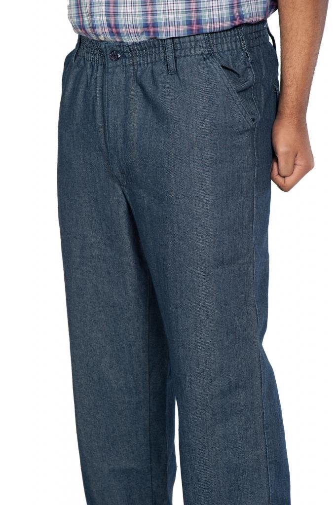 Falcon Bay Stretch Denim Jeans for Men & Women - Comfortable Full Elastic Waist for Everyday Wear, Work & Casual Outfits