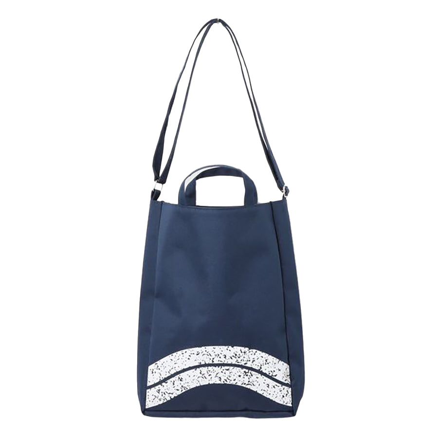 AMINA Firefighter Pattern Tote Bag - Navy Blue Canvas Shopping Bag (250g) - Perfect for Grocery Shopping, Beach Trips & Firefighter Gifts