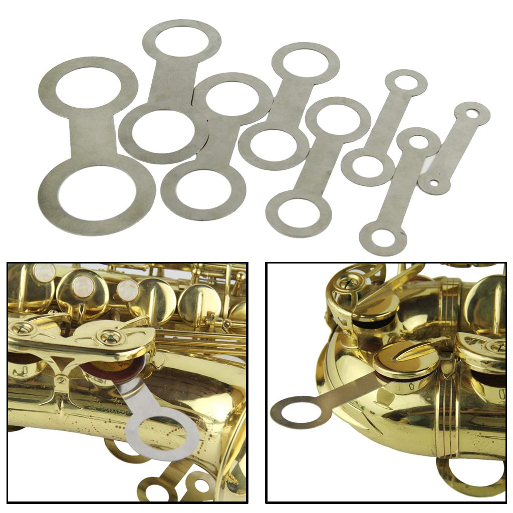Premium Saxophone Pad Repair Kit - Stainless Steel Replacement Pads & Woodwind Tools for Saxophone Maintenance | Perfect for DIY Repairs, Professional Use & Music Classroom Settings