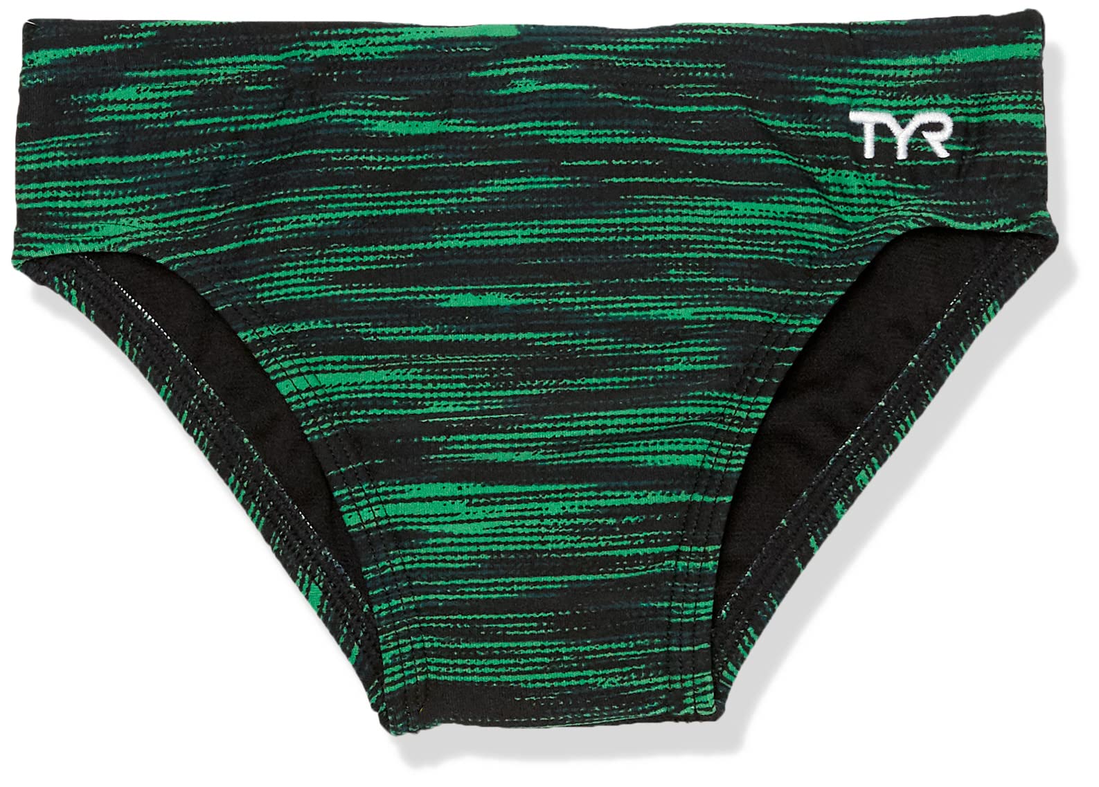 TYR Boys' Durafast Elite Racer Brief Swimsuit - Fast-Drying Competitive Swimwear for Kids - Perfect for Swim Training, Lessons & Pool Activities