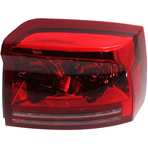 2006-2008 Dodge Charger Passenger Side Tail Light Replacement - OEM Style LED Brake Lamp for Night Driving & Enhanced Safety