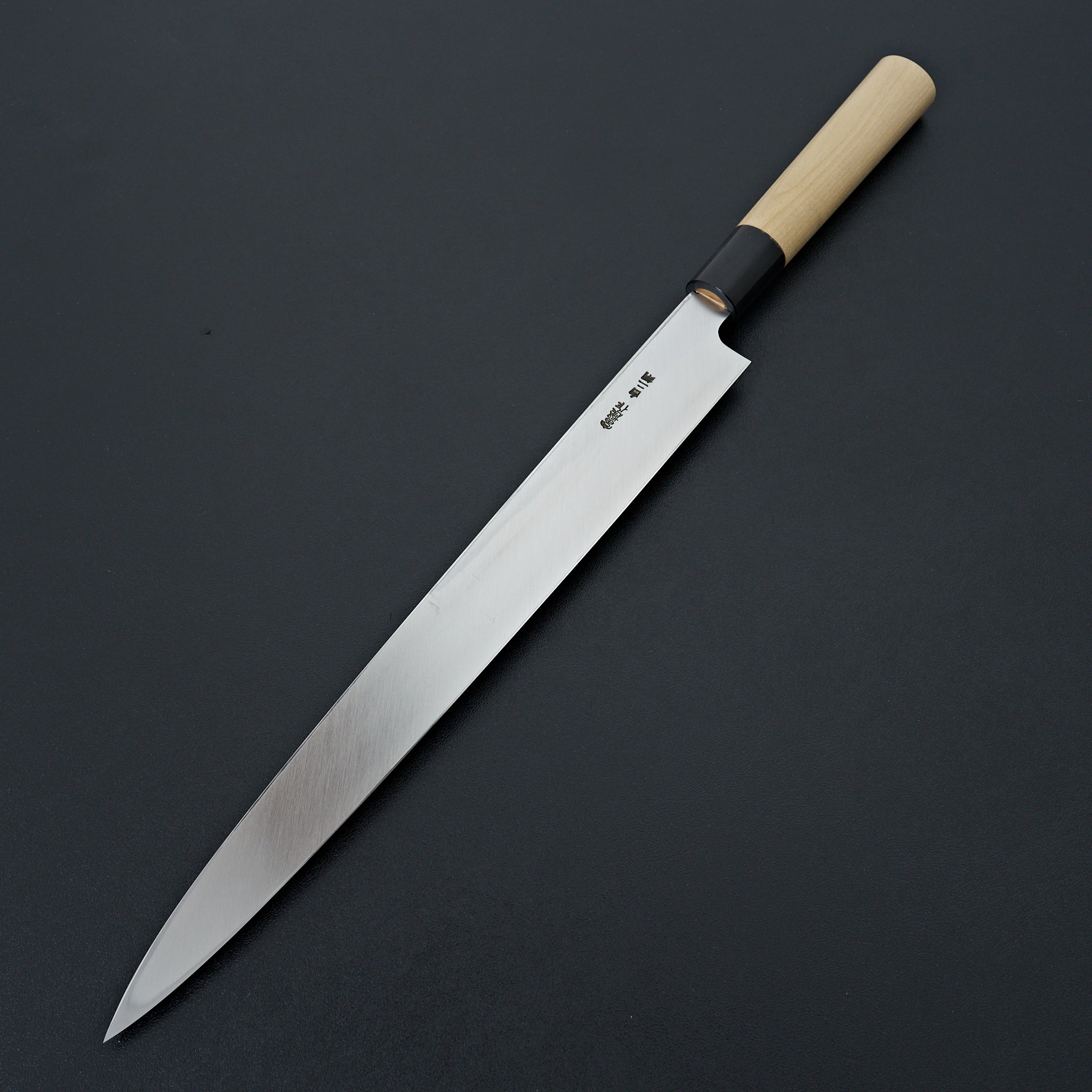 Hitohira Togashi White #2 Yanagiba 330mm Japanese Sushi Knife - Premium Ho Wood D-Shaped Handle with Saya Scabbard - Perfect for Sushi Chefs & Professional Kitchen Use