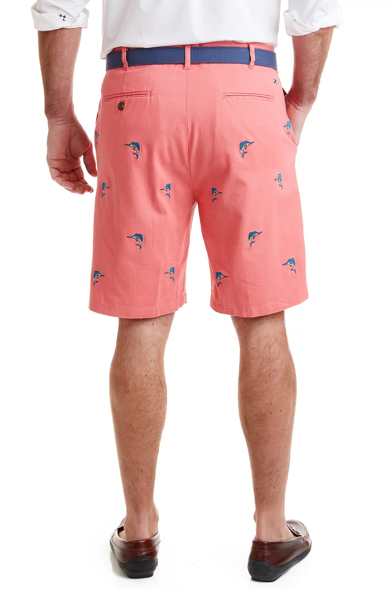 Cisco Short Stretch Twill Sunset with Sailfish - Comfortable Stretchy Twill Fabric for Outdoor Adventures, Fishing, and Casual Wear