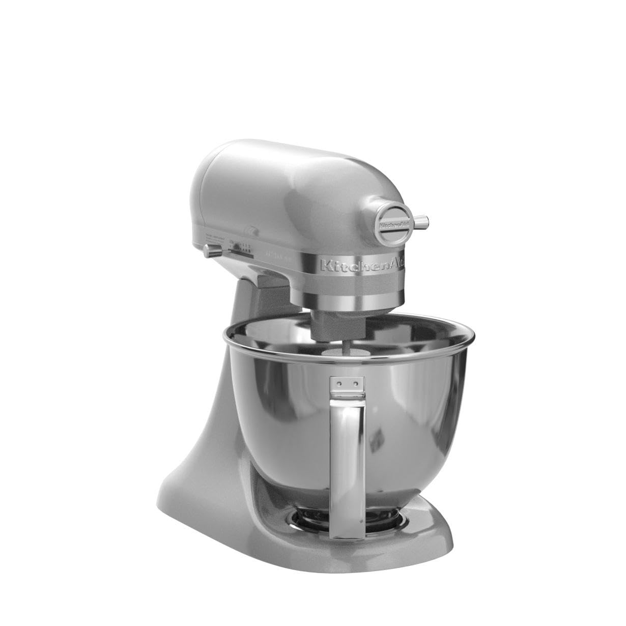 KitchenAid Artisan Mini 3.5 Quart Tilt-Head Stand Mixer - KSM3316X - Contour Silver | Compact Baking Appliance for Small Kitchens, Perfect for Cookies, Cakes & Dough | Home Baker Essential