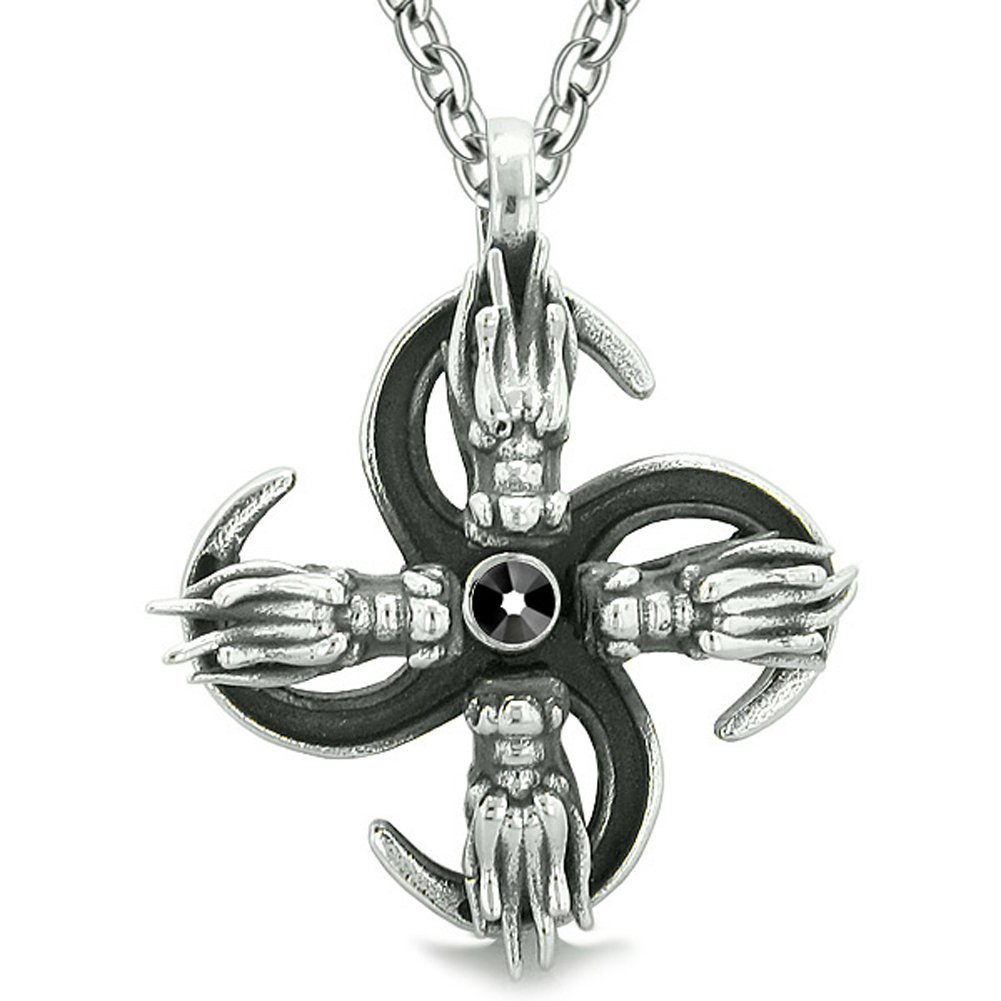 Supernatural Dragon Magic Powers Amulet Necklace - Natural Protection Crystal Pendant for Spiritual Healing & Energy Balance | Perfect for Meditation, Wiccan Rituals & Positive Aura Enhancement