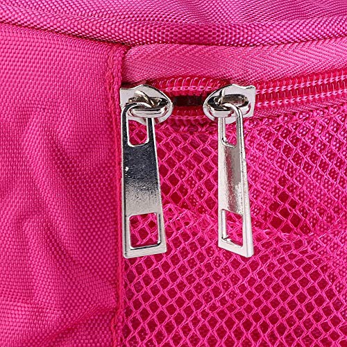 Girls Ballet Backpack with Embroidered Design - Rose Red Dance Daypack (31.50 * 25.00 * 12.00cm) - Perfect for Ballet Classes, Dance Practice, and School Supplies