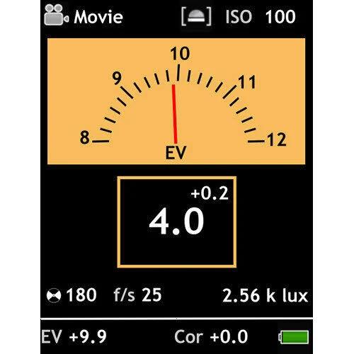 Gossen DigiSky Digital Light Meter for Photography - Accurate Exposure & Flash Measurement for Studio, Outdoor & Indoor Shooting