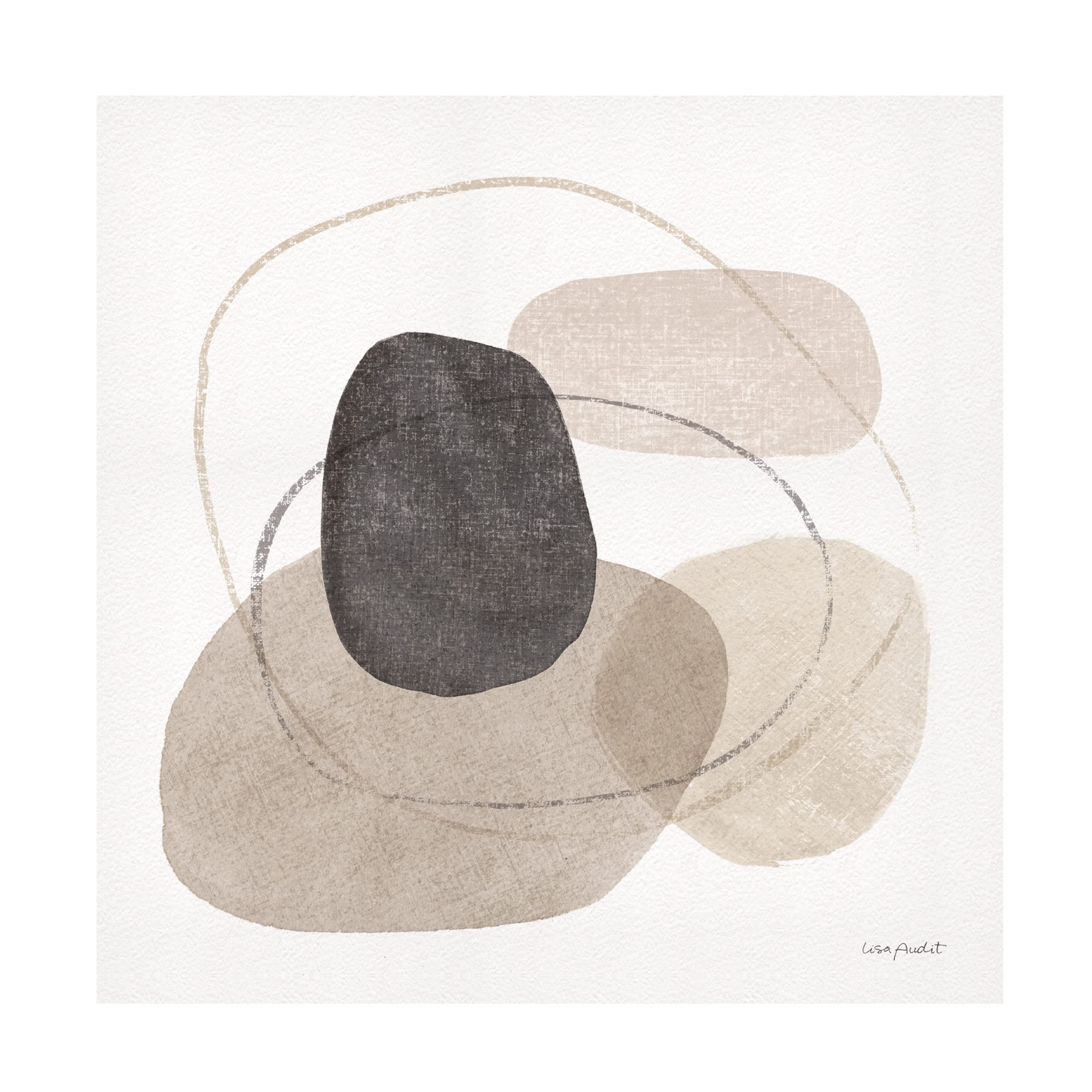 Trademark Fine Art 'Think Neutral 10' Canvas Wall Art by Lisa Audit - Modern Abstract Painting for Living Room, Bedroom & Office Decor