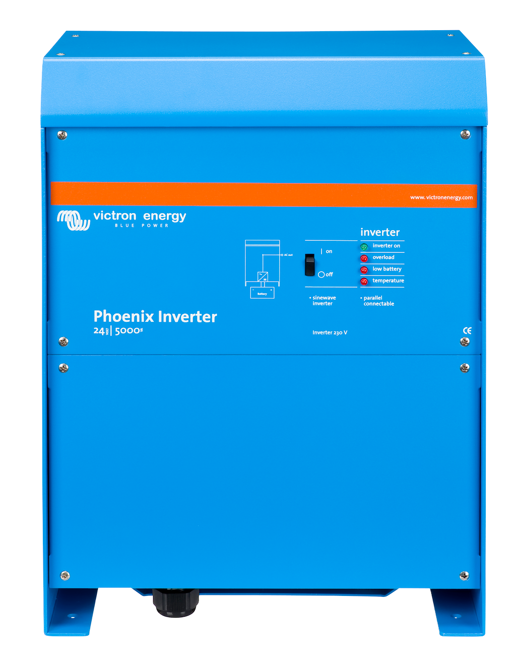 Phoenix Inverter 24V 5000W 230V Pure Sine Wave Power Inverter for RVs, Boats, and Off-Grid Solar Systems - Reliable Backup Power Solution for Home & Outdoor Adventures