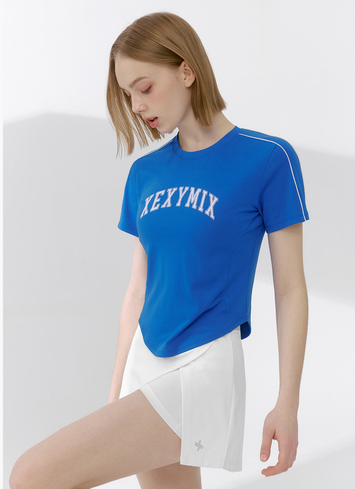 Trendy Color Block Crop Short Sleeve T-Shirt for Women | Summer Casual Fashion Top | Perfect for Beach Outings, Music Festivals & Street Style