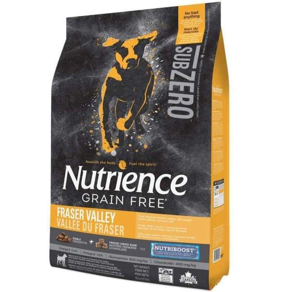 Nutrience Subzero Fraser Valley Grain-Free Dry Dog Food - High Protein, Natural Ingredients for Active Dogs - Perfect for Outdoor Adventures & Training
