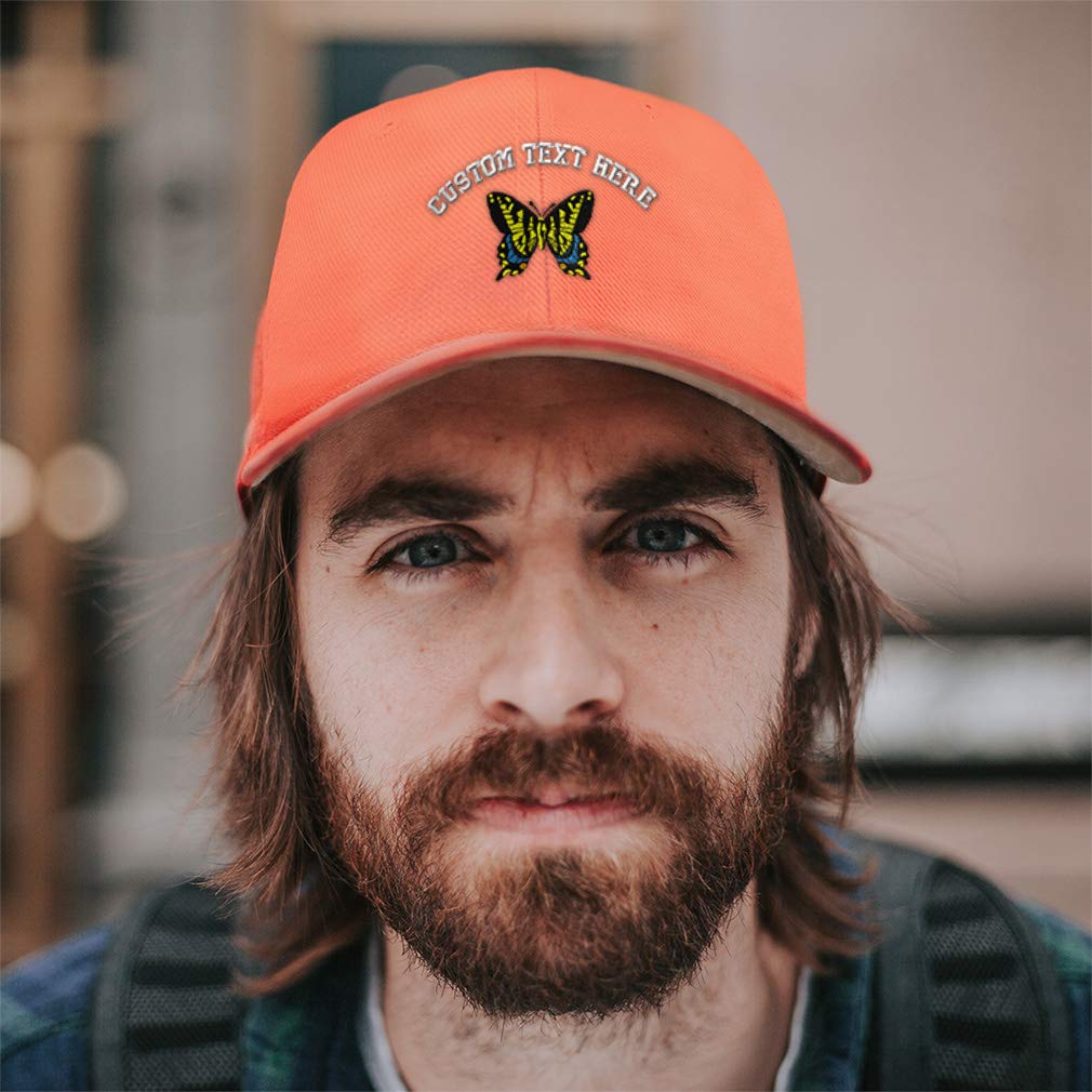Stylish Baseball Cap with Swallowtail Butterfly Embroidery - Unisex Animal Print Hat for Men & Women | Perfect for Outdoor Sports, Hiking & Fashion Accessories