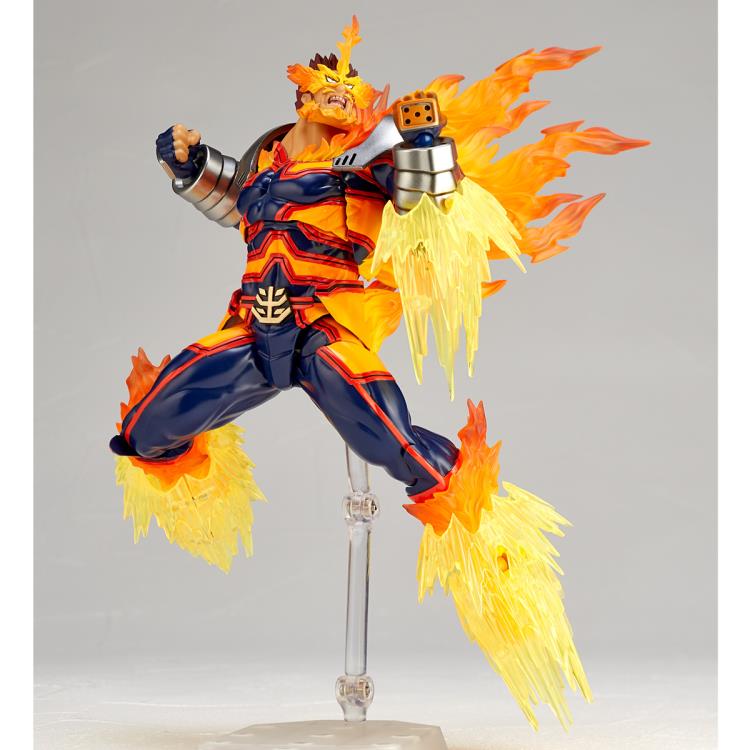 Amazing Yamaguchi Revoltech Endeavor Action Figure - My Hero Academia Collectible Toy for Display & Play - Perfect for Anime Fans & Collectors