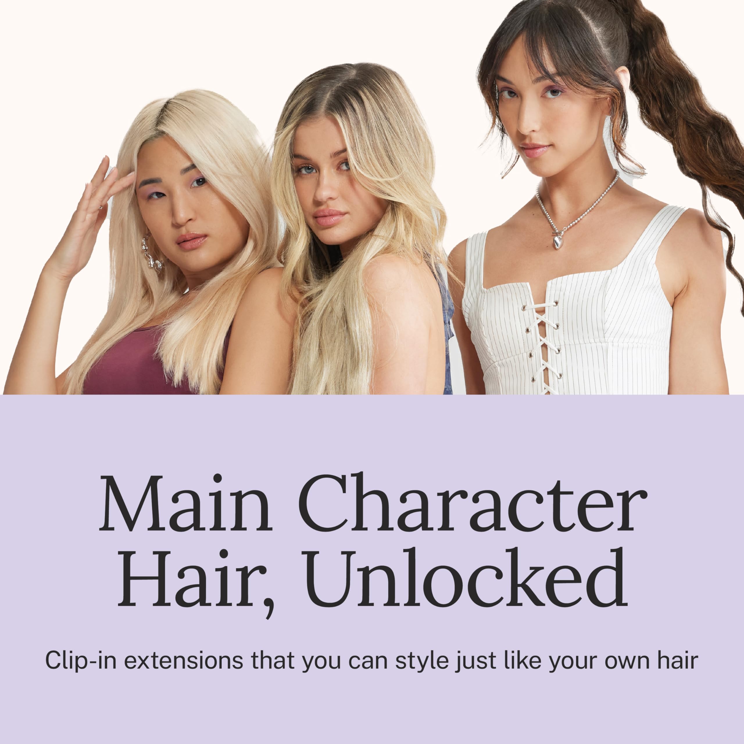 Zala Clip In Hair Extensions - 100% Remy Human Hair - Natural, Silky & Straight Discreet Clip in Extensions - Blend Easy into Natural Hair - 5 Piece Set, Beachy Blonde (125g / 26 inch) - Perfect for Parties, Weddings & Everyday Styling