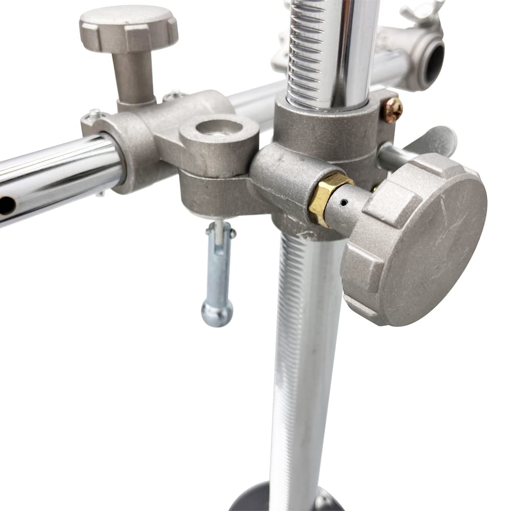 INTSUPERMAI Mini Welding Torch Holder - Adjustable MIG TIG Gun Clamp Mount with 600+500+V Size (23.62×19.69inch) - Perfect for DIY Metal Fabrication, Auto Repair & Home Welding Projects