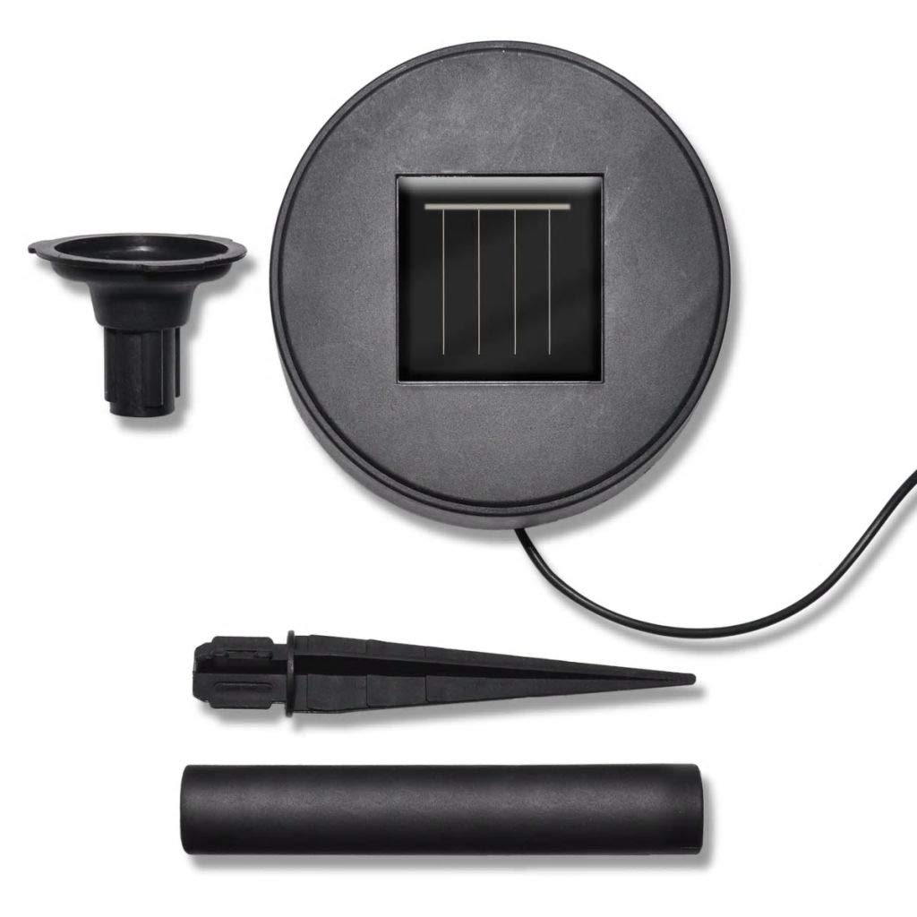 Solar Powered 3 LED Outdoor Garden Lights with Spike Anchors - Waterproof Solar Panel for Pathway, Yard, Patio, and Landscape Decoration