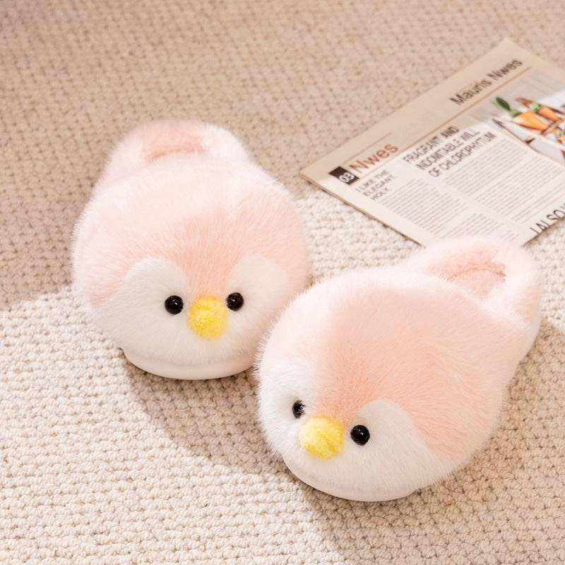 Happy Feet | Kawaii Penguin Plush Slippers for Women & Girls - Soft & Cozy Home Shoes for Winter, Gifts, Anime Cosplay & Lounge Wear