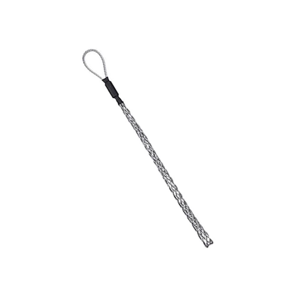 Cable Pulling Grip Sock Kit - Heavy Duty Mesh Puller with Galvanized Metal & Anti-Rust Wire, Flexible Eye Mesh Rope Gripper for Electrical and Network Cable Installation