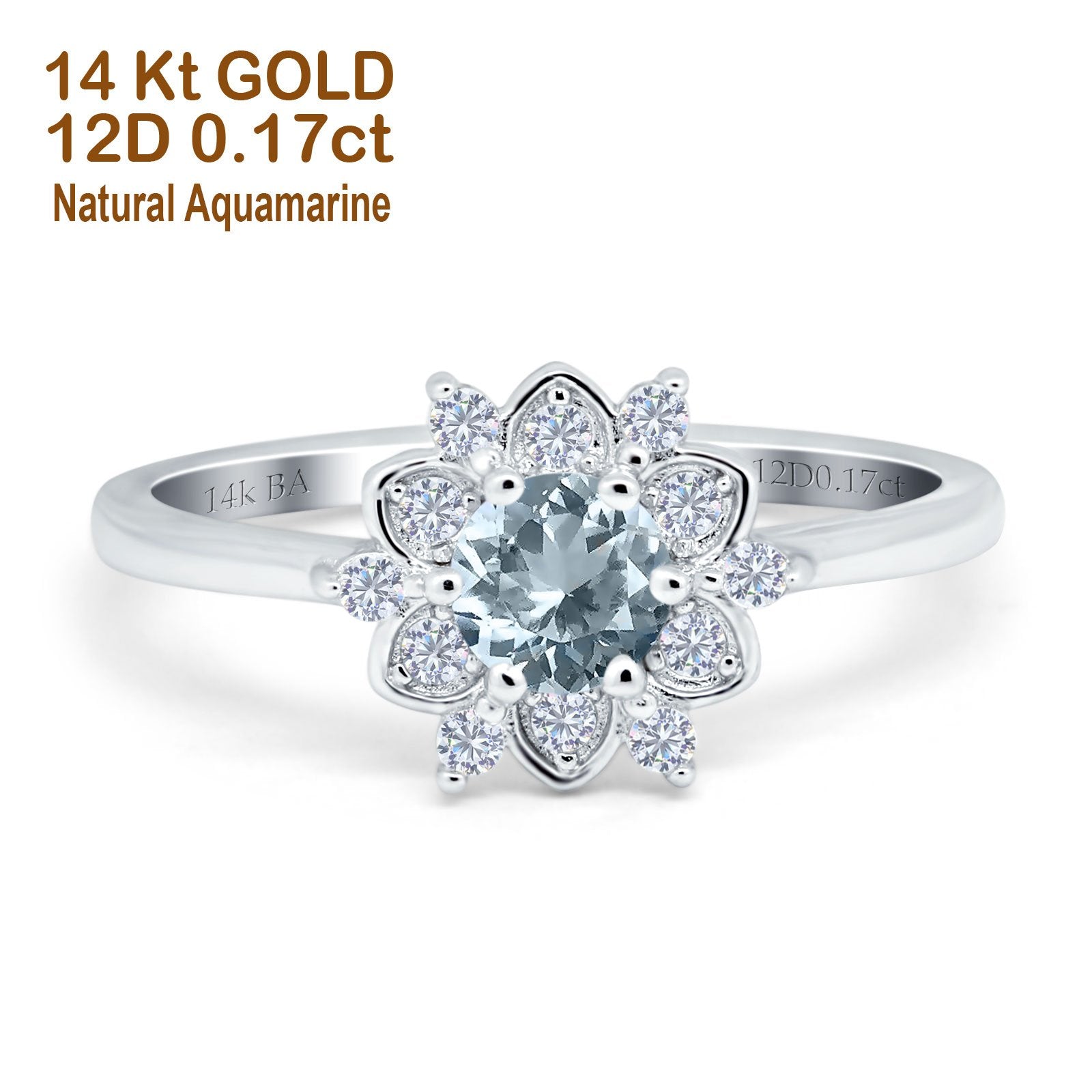 14K Gold 1.01ct Round 6mm G SI Art Deco Diamond Engagement Ring for Women - Perfect Wedding Band, Anniversary Gift & Bridal Jewelry (Ideal for Proposals, Vow Renewals & Special Occasions)