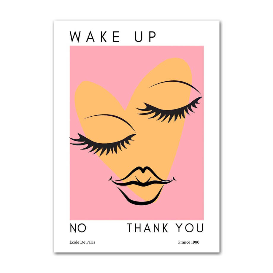 Pastel Pink Wall Art Canvas Prints - Aesthetic Gallery Decor for Living Room, Bedroom & Office - Perfect for Home & Office Decor