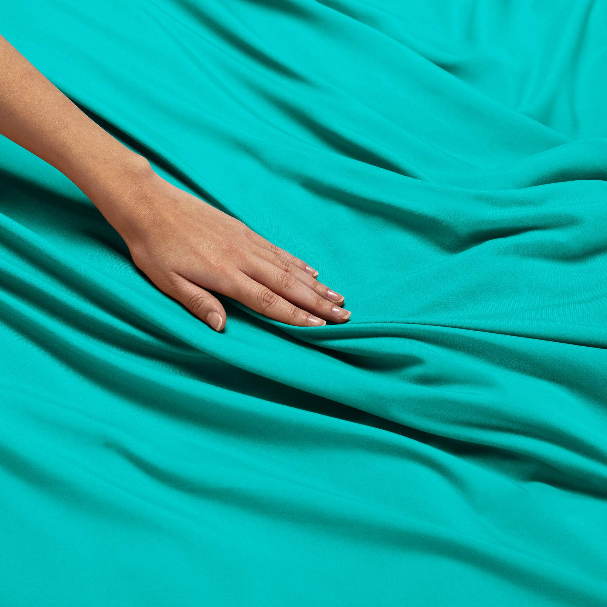 Nestl King Size Bedding Set - Teal Microfiber Comforter Set with Duvet Cover & 2 Pillow Shams | Ultra Soft Bedroom Luxury for Master Suite, Guest Room & Hotel Style Decor