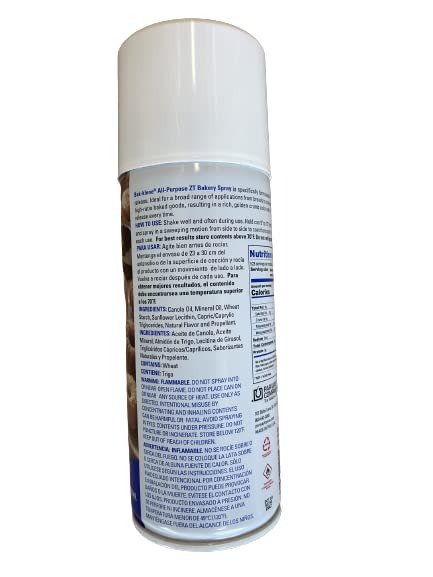 Bak-Klene ZT All Purpose Release Spray - Nonstick Cooking Spray for Baking, Grilling & High Heat Cooking | 14 oz | Perfect for Pans, Grills & Bakeware