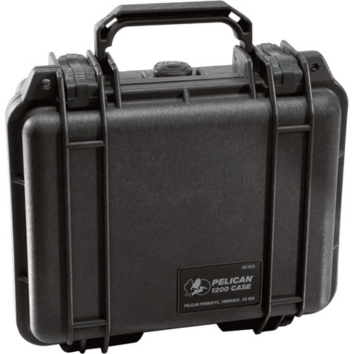 Pelican 1200 Protective Case with Foam Insert - Waterproof, Dustproof & Crushproof Hard Case for Camera, Electronics & Tools (Black) - Ideal for Travel, Outdoor Adventures & Equipment Storage
