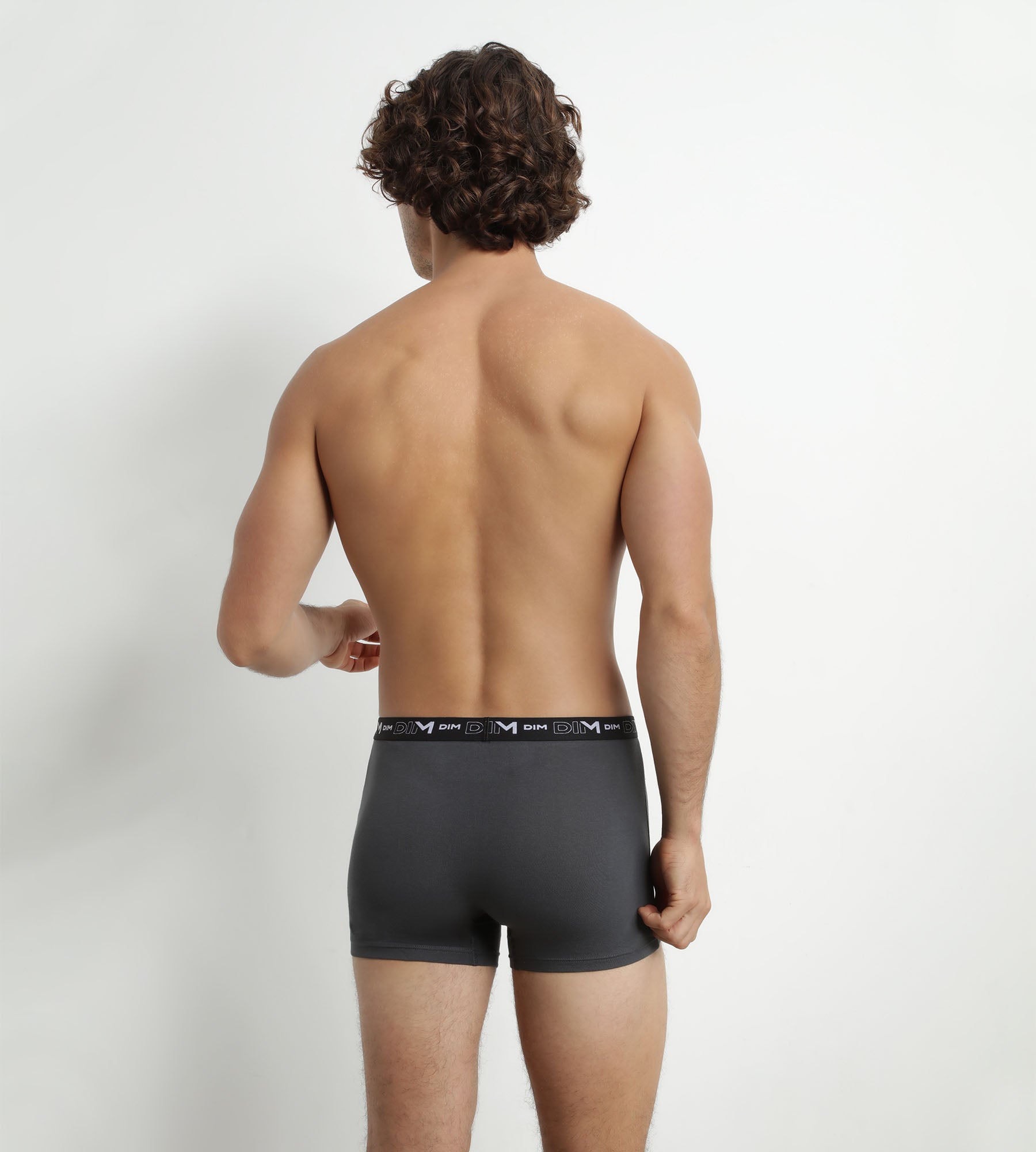 3 Pack Men's Cotton Boxer Briefs - Black & Gray - Soft Stretch Underwear for Everyday Comfort & Support - Perfect for Work, Gym & Lounge