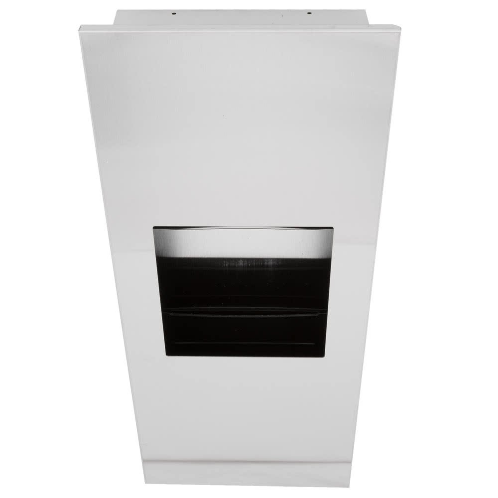 TableTop King B-36903 TrimLine Series Recessed Paper Towel Dispenser with Built-in Waste Receptacle - Space Saving Wall Mount Design for Restrooms, Kitchens & Commercial Spaces