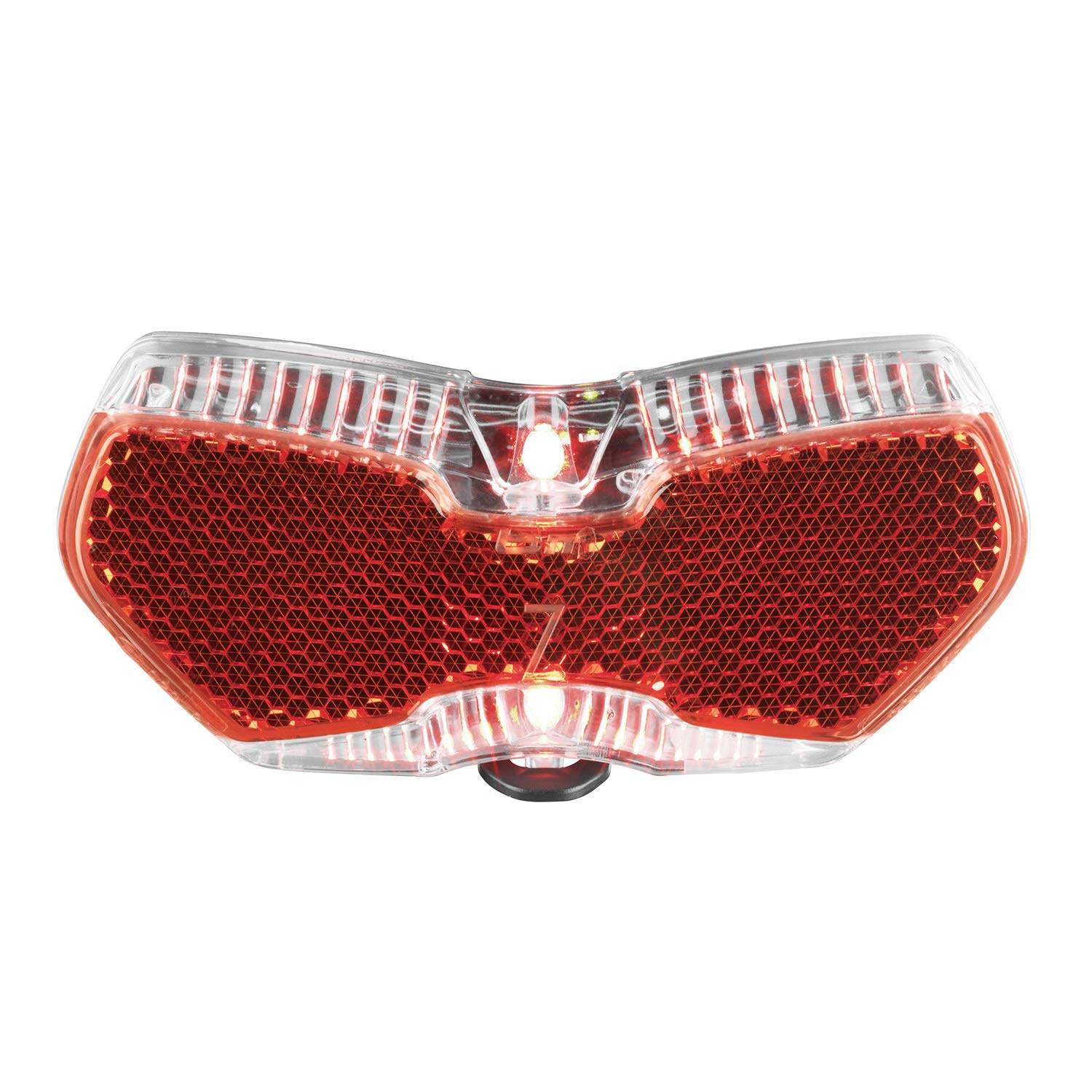 Busch & Müller Battery LED Tail Light - High Visibility, Permanent Light for Bicycles & E-Bikes - Perfect for Night Riding & Commuting