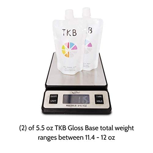 TKB Clear Versagel Lip Gloss Base for DIY Lip Gloss - 11 oz (2 x 5.5 oz Bags) - Mineral Oil Free, Made in USA - Perfect for Homemade Lip Gloss, Lip Balm & Cosmetics DIY Projects