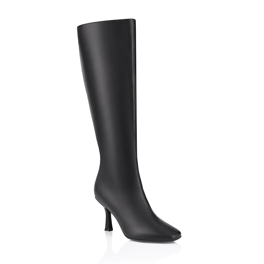 Billy Knee High Boots for Women - Stylish Black Leather Boots | Perfect for Fall, Winter & Casual Outfits