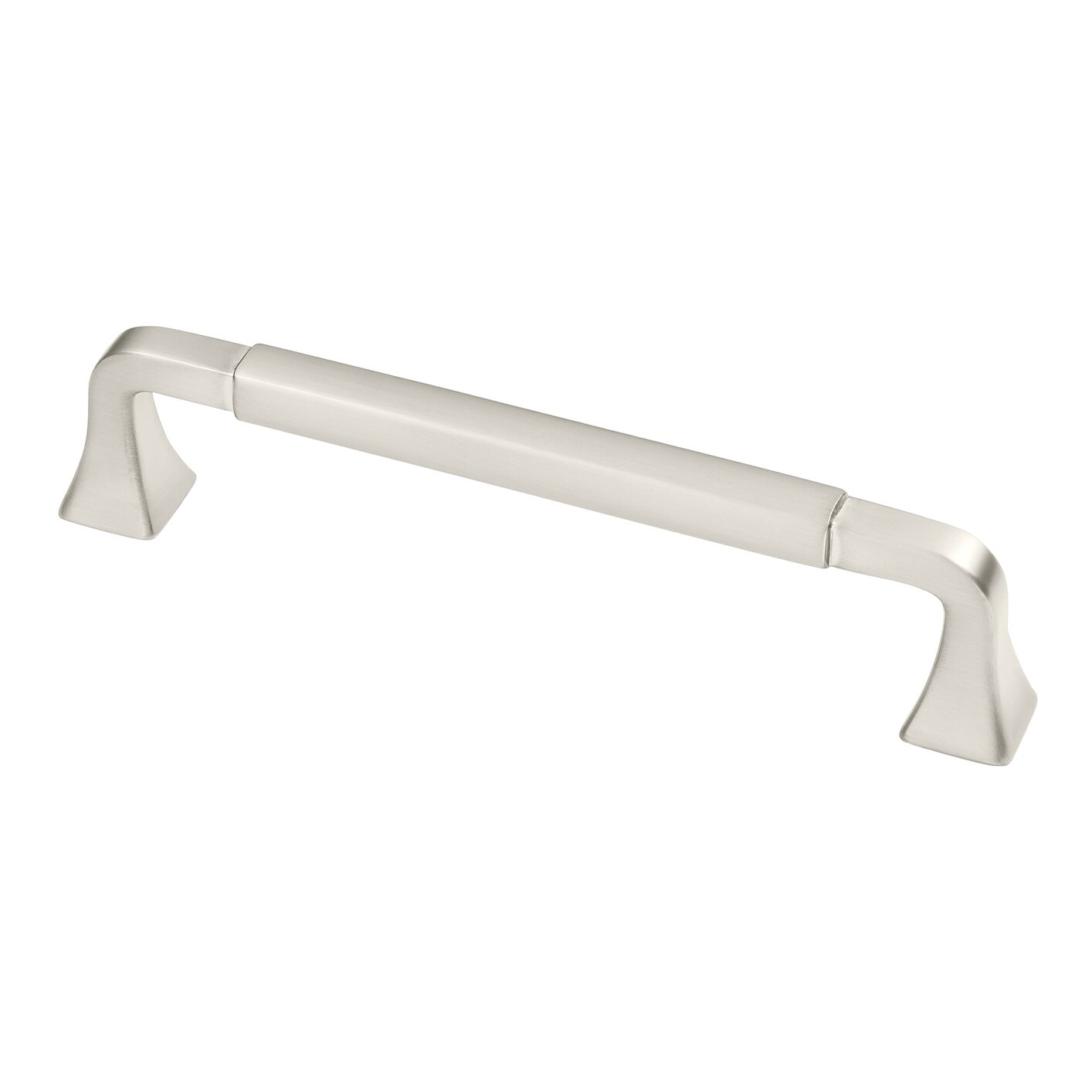 Tudor Transitional Pull Brushed Nickel Cabinet Handle - 3 Sizes Available for Kitchen, Bathroom & Furniture Hardware