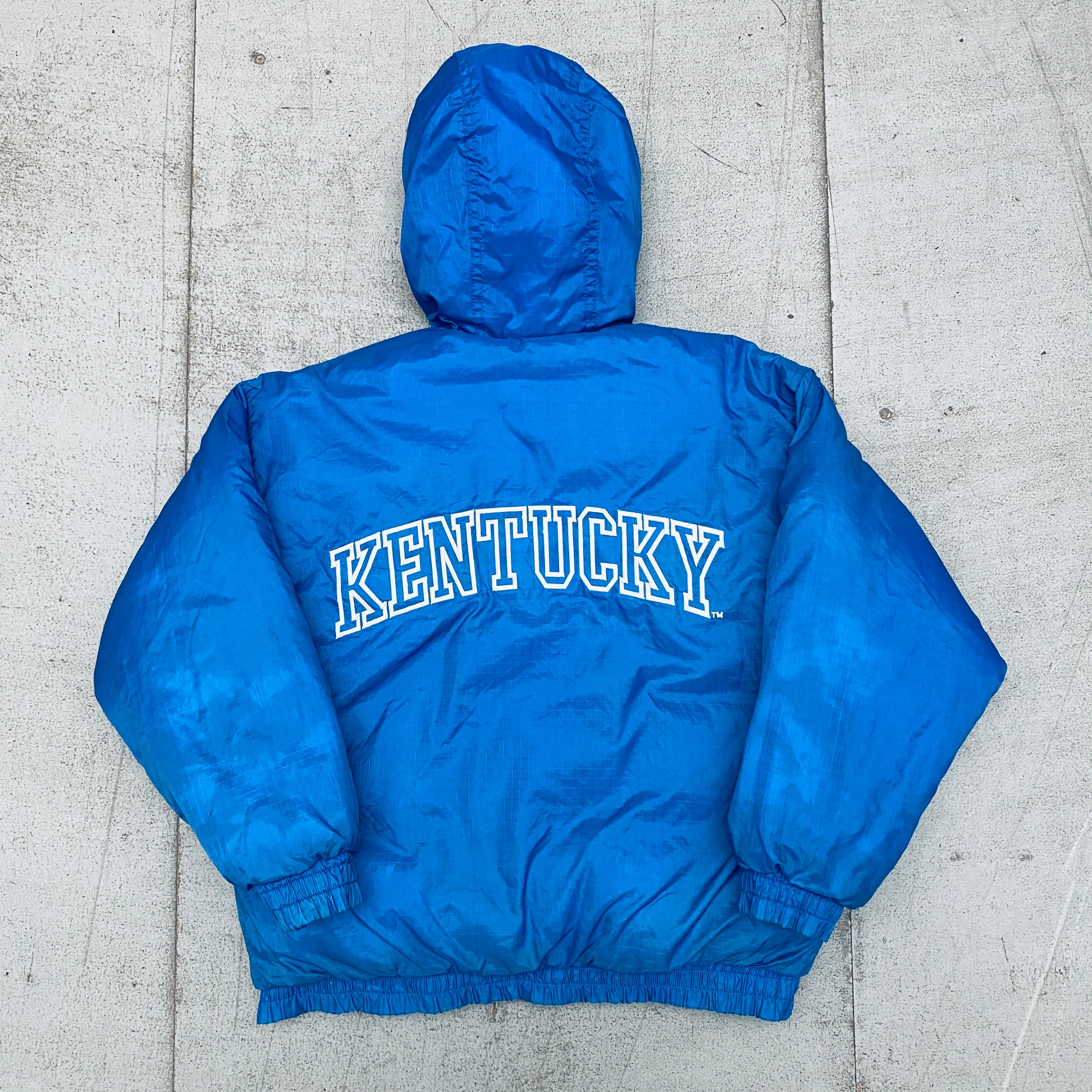 Kentucky Wildcats 1990s Reversible Full-Zip Jacket for Men & Women - Vintage Basketball Fan Apparel - Perfect for Game Day & Casual Wear (XS/S)