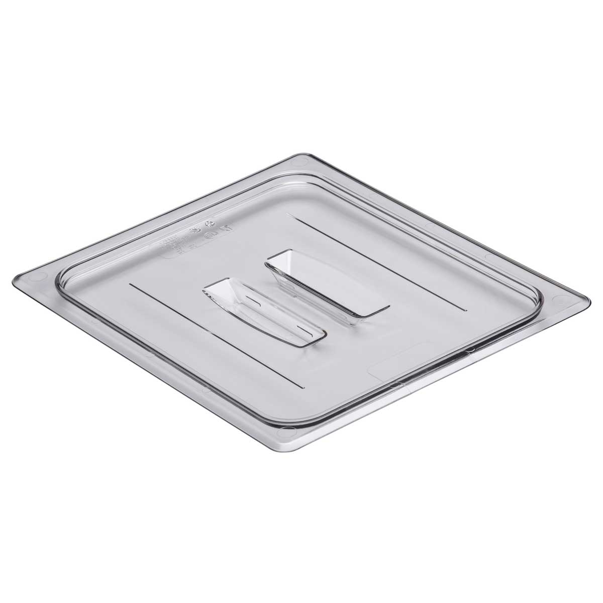 Cambro 20CWCH135 Camwear 1/2 Size Clear Food Pan Lid with Handle - Durable & BPA-Free for Commercial Kitchens, Catering, Buffets & Food Storage