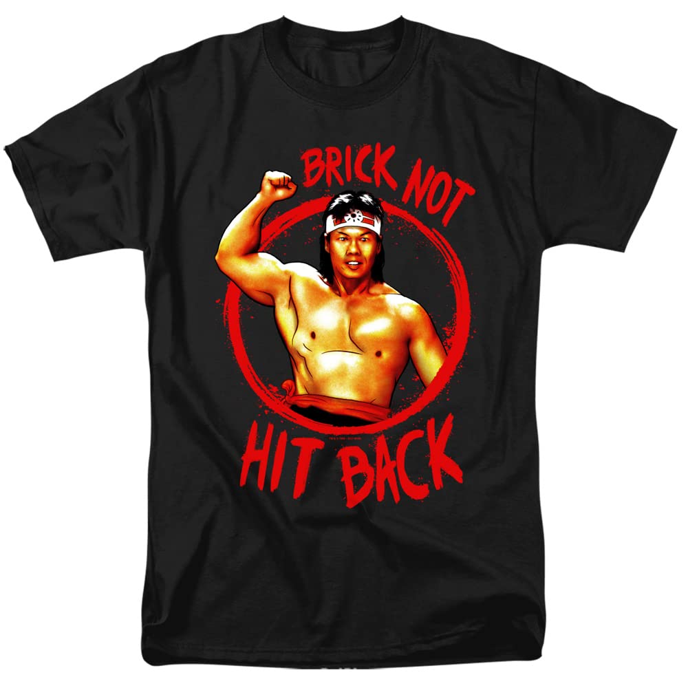 Bloodsport Brick Not Hit Back Unisex T-Shirt - Vintage Movie Inspired Graphic Tee for Men & Women - Perfect for Casual Wear, Cosplay, and Action Movie Fans