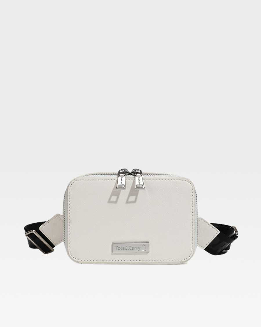 Bodega Belt Bag in White - Stylish & Functional Waist Pack for Travel, Running, and Everyday Use
