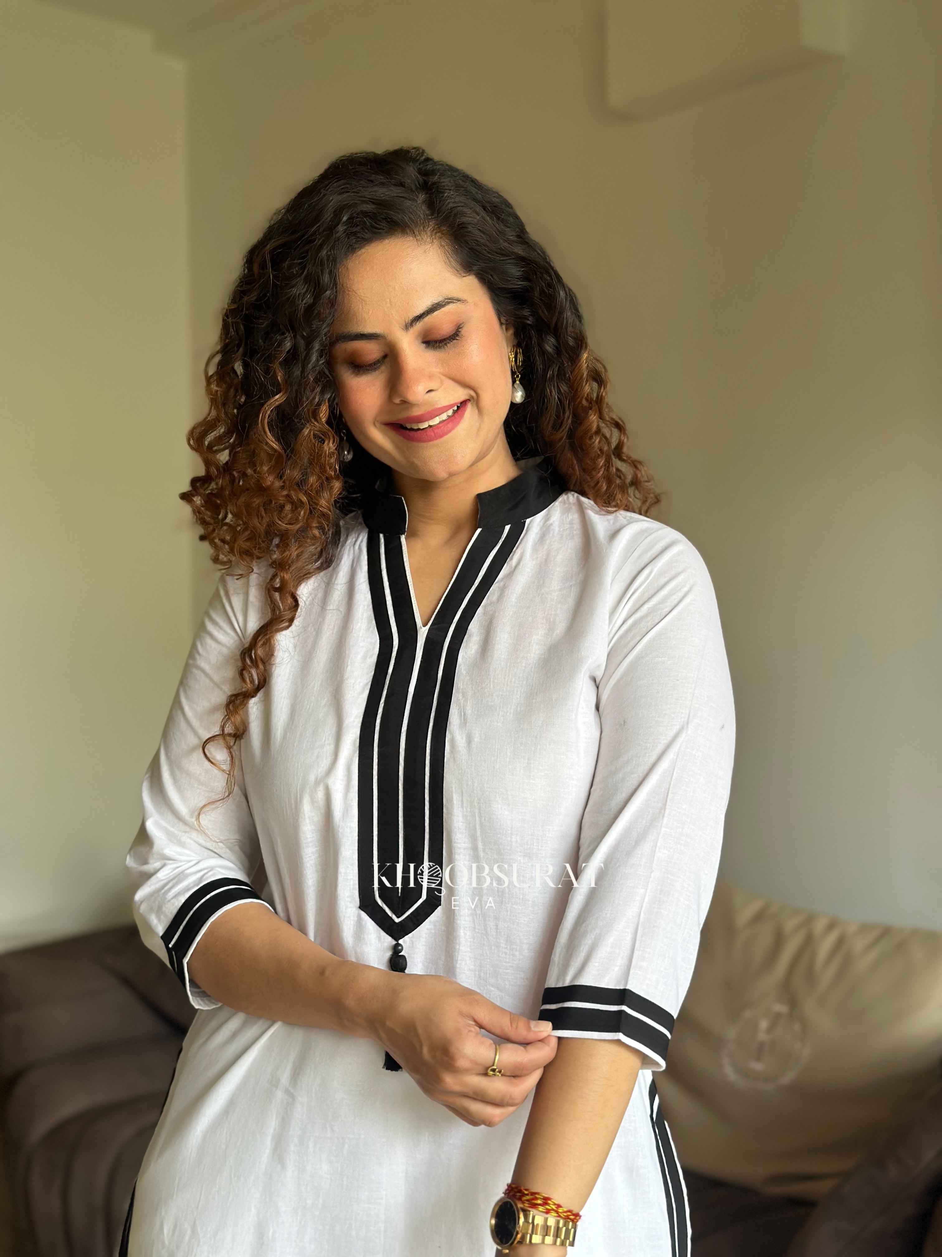 Elegant Noor White Kurta Set for Women - Traditional Pakistani/Indian Ethnic Wear - Perfect for Festivals, Weddings & Special Occasions