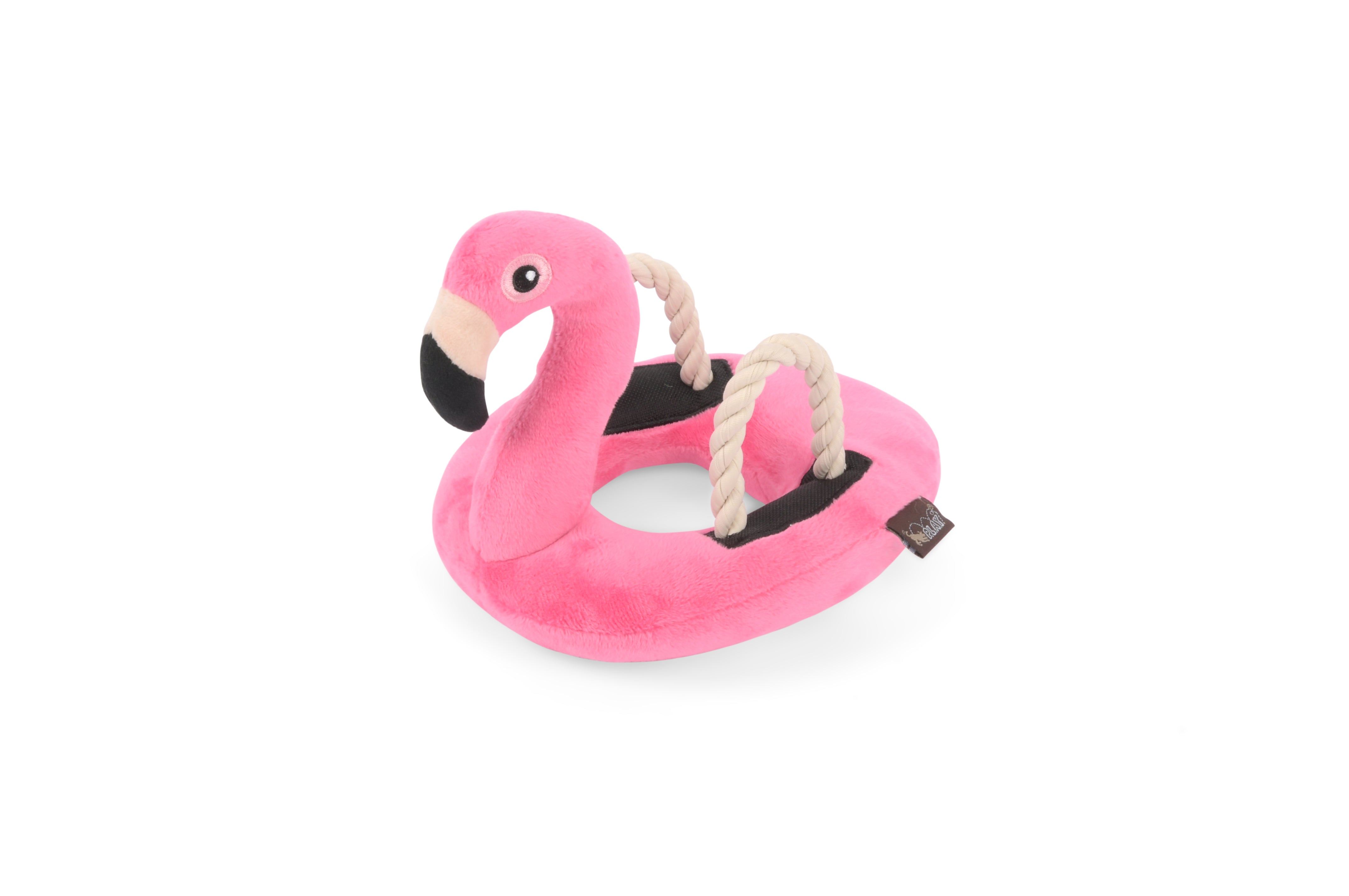Floating Flamenco Dog Toy Plush - Tropical Paradise™ by Pet P.L.A.Y. | Durable Chew Toy for Pool, Beach & Water Play | Fun Bath Time Floating Toy for Dogs