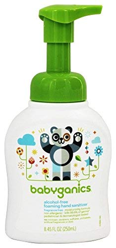 BabyGanics Germinator Hand Sanitizer - Alcohol-Free, Natural & Safe for Kids - Perfect for School, Travel & Daily Hygiene Protection