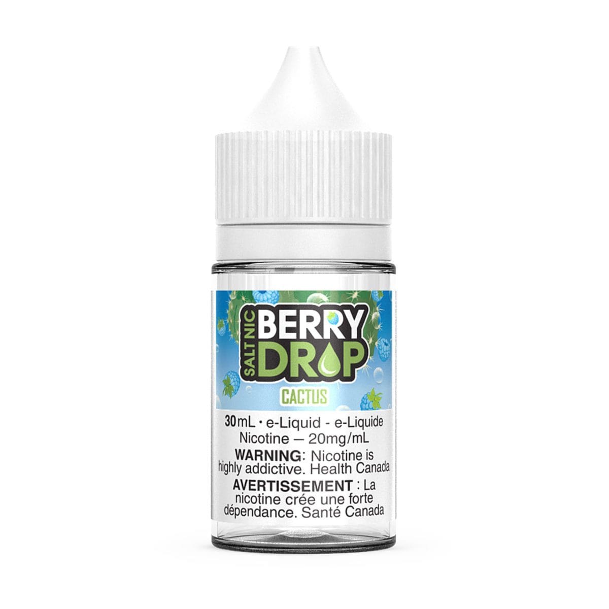 Best Cactus Salt Nic Berry Drop Salts E-Liquid 30mL - Refreshing Vape Juice for All-Day Enjoyment & Smooth Throat Hit