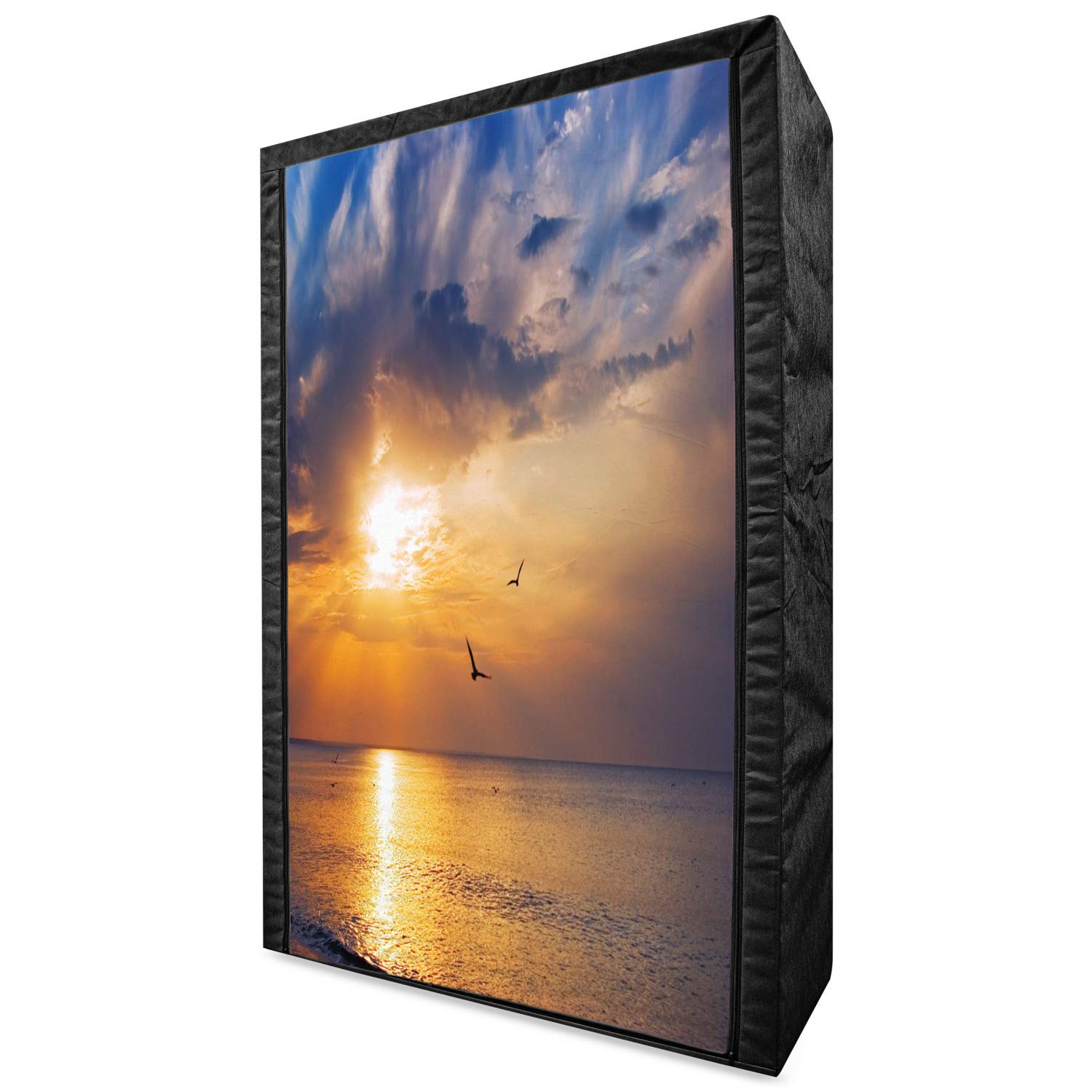 Ambesonne Birds Portable Fabric Wardrobe - 42.5
