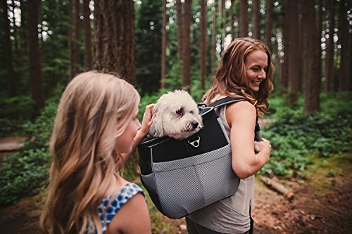 EVA Pet Travel Backpack for Small Dogs & Cats - Lightweight Airline Approved Carrier with Ventilation (2160-Black-S) - Perfect for Air Travel, Hiking & Outdoor Adventures