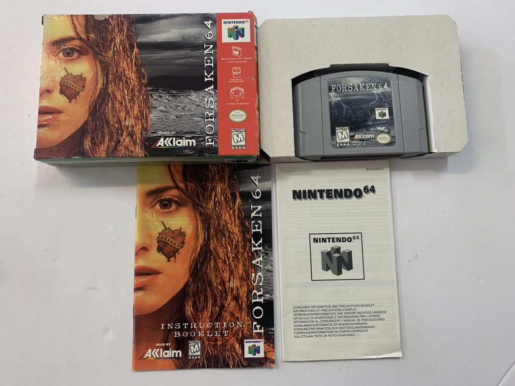Forsaken NTSC Complete In Box - Classic Video Game for Retro Gaming Enthusiasts - Perfect for Collectors and Nostalgic Gamers