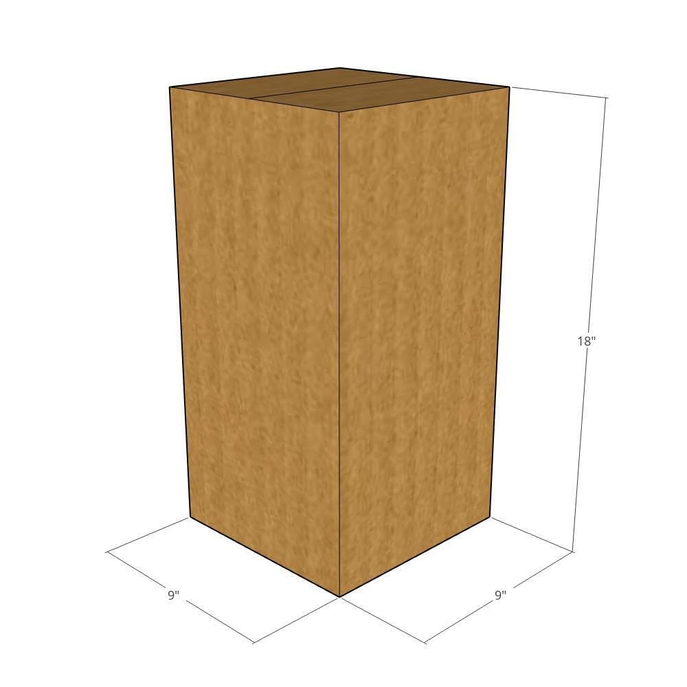 75-Pack 9x9x18 Corrugated Moving Boxes 32 ECT | Heavy Duty Shipping Boxes for Business, Office & Home Use | Perfect for Packing, Storage & Ecommerce Shipping
