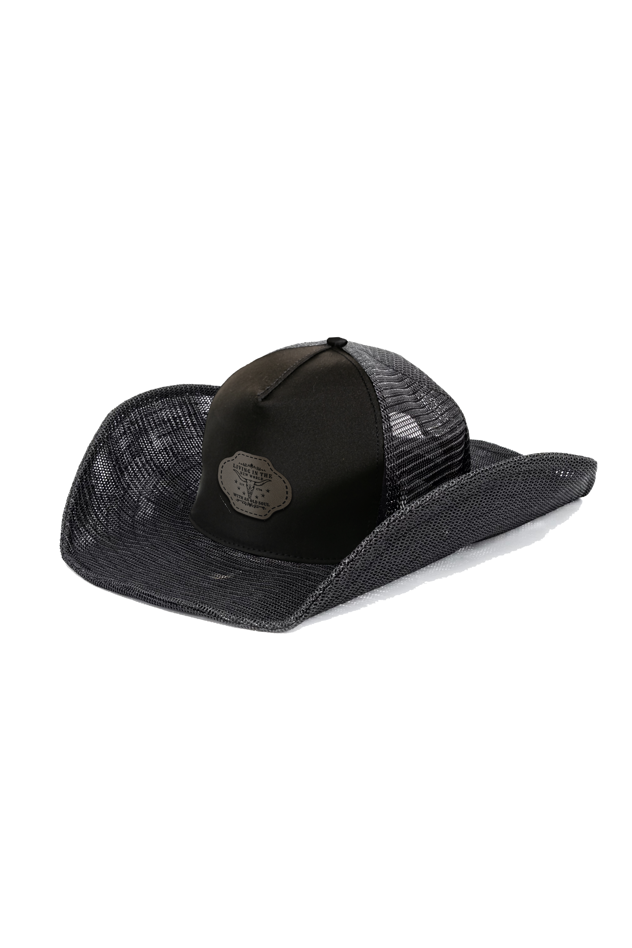 LIVING IN THE NEW WORLD Cowboy Snapback Hat - 5 Panel Adjustable Baseball Cap for Men & Women | Perfect for Western Style, Outdoor Adventures & Casual Wear