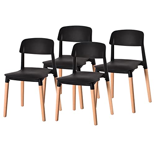 Set of 4 Black