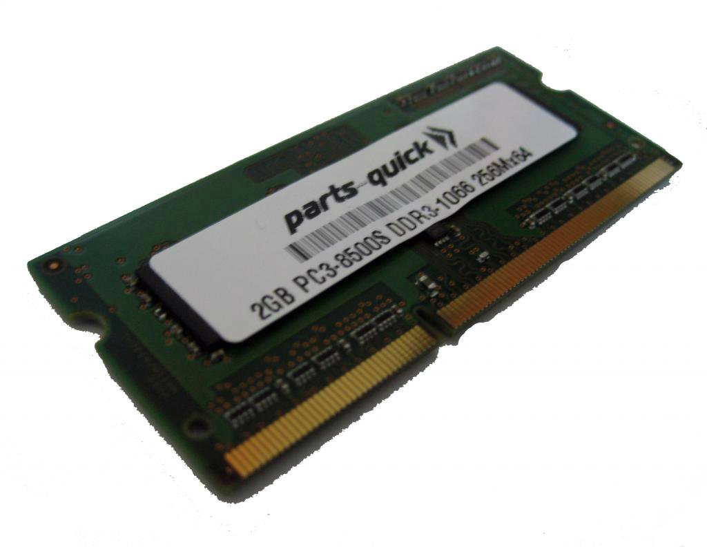 2GB DDR3 SODIMM RAM for Toshiba NB505 Laptop - PC3-8500 1066MHz Memory Upgrade for Faster Performance