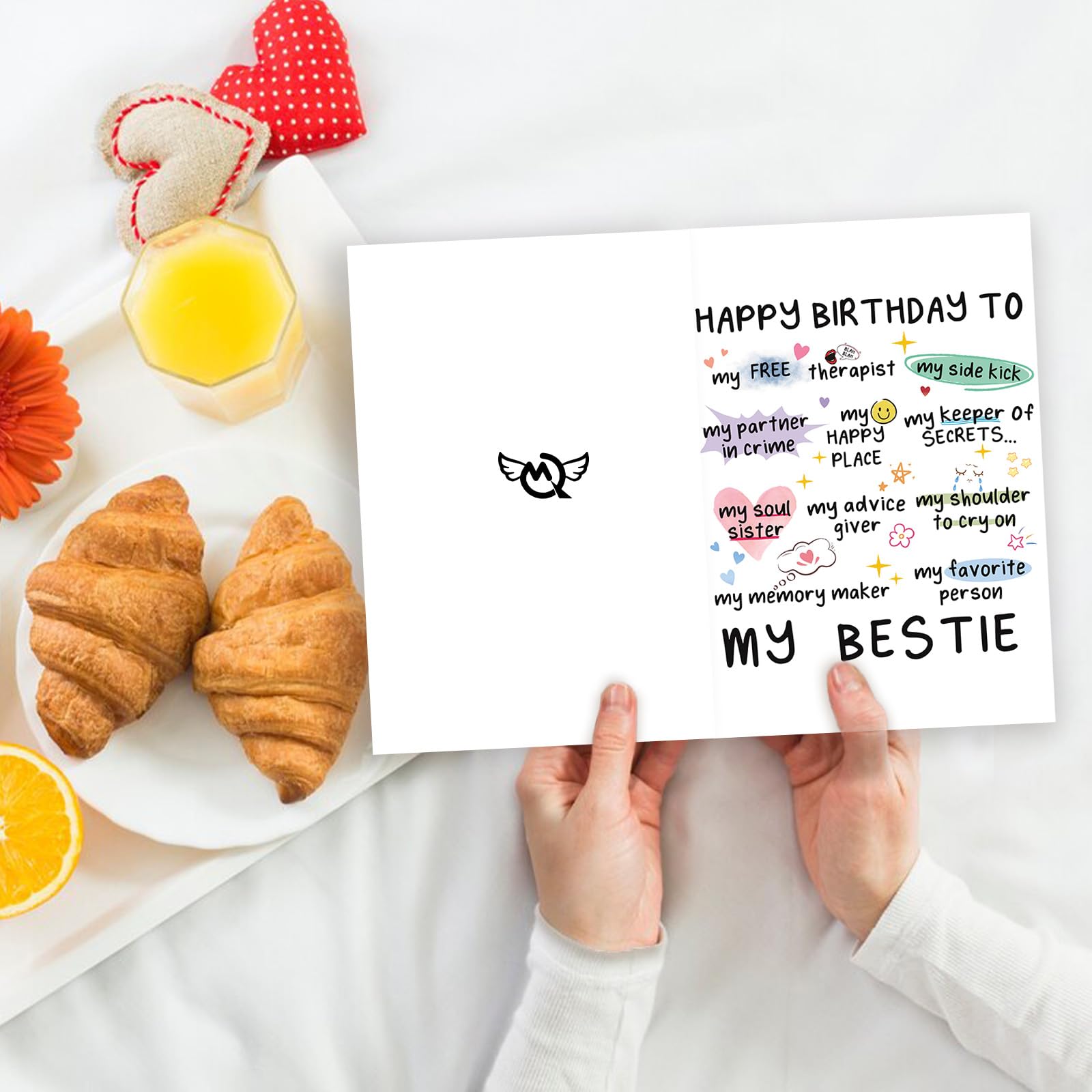 Funny Birthday Card for Women - Sister & Bestie Gift, Unique Friendship Greeting Card, Best Friend Birthday Card, Perfect for Niece, Office, or Party Celebrations