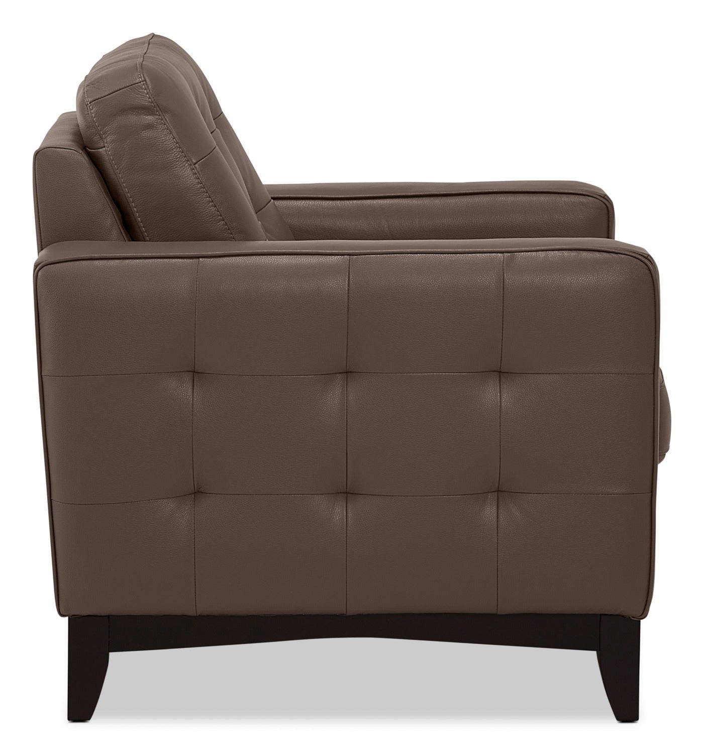 Alexi Chair in Pewter - Modern Accent Chair for Living Room, Bedroom, or Office - Stylish and Comfortable Seating Solution